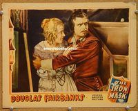 v564 IRON MASK movie lobby card '29 best Douglas Fairbanks, Sr!