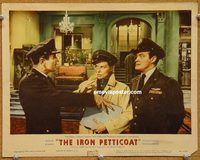 v565 IRON PETTICOAT movie lobby card #7 '56 Bob Hope, Kate Hepburn