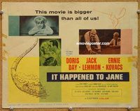 v140 IT HAPPENED TO JANE title movie lobby card '59 Doris Day, Lemmon