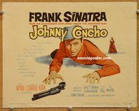 v143 JOHNNY CONCHO title movie lobby card '56 Frank Sinatra western!