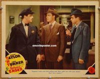 v018 JOHNNY EAGER #8 movie lobby card '42 film noir, Robert Taylor