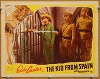 v586 KID FROM SPAIN movie lobby card R44 Eddie Cantor in jail!