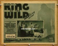 v593 KING OF THE WILD Chap 2 movie lobby card '31 serial, wild image!