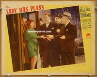 v602 LADY HAS PLANS movie lobby card '42 Ray Milland, Paulette Goddard