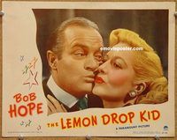 v610 LEMON DROP KID movie lobby card #5 '51 Bob Hope close up!