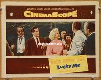 v633 LUCKY ME movie lobby card #3 '54 Doris Day, Phil Silvers