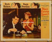 v654 MAN'S FAVORITE SPORT movie lobby card #7 '64 Rock Hudson, Hawks