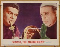 v657 MARCO THE MAGNIFICENT movie lobby card #1 '66 Sharif, Tamiroff