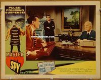 v660 MASTER SPY movie lobby card #8 '64 Stephen Murray, Thorburn