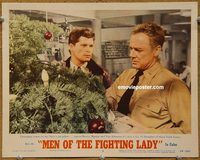 v664 MEN OF THE FIGHTING LADY movie lobby card #2 '54 Van Johnson