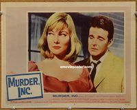 v696 MURDER INC movie lobby card #7 '60 Stuart Whitman, May Britt