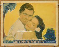v698 MUTINY ON THE BOUNTY movie lobby card '35 Clark Gable close up!