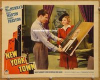 v710 NEW YORK TOWN movie lobby card '41 Robert Preston, Mary Martin