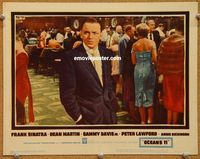 v005 OCEAN'S 11 movie lobby card #5 '60 Frank Sinatra close up!