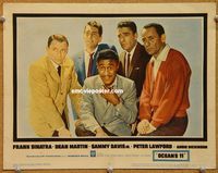 v003 OCEAN'S 11 movie lobby card #8 '60 classic Rat Pack close up!