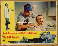 v740 ODD COUPLE movie lobby card #2 '68 Walter Matthau, Jack Lemmon