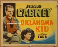 v167 OKLAHOMA KID other company title movie lobby card '39 James Cagney