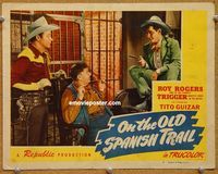 v746 ON THE OLD SPANISH TRAIL movie lobby card #7 '47 Roy Rogers