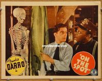 v747 ON THE SPOT movie lobby card '40 Frankie Darro, Mantan Moreland