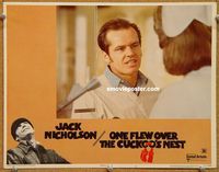 v749 ONE FLEW OVER THE CUCKOO'S NEST movie lobby card #5 '75 Nicholson