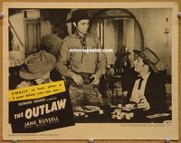 v762 OUTLAW #3 movie lobby card R50 Walter Huston, Howard Hughes