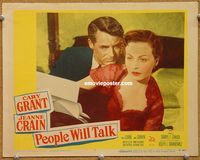v777 PEOPLE WILL TALK movie lobby card #5 '51 Cary Grant, Crain