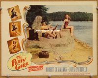 v783 PETTY GIRL movie lobby card #2 '50 Robert Cummings, Caulfield