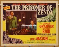 v793 PRISONER OF ZENDA movie lobby card #6 '52 Stewart Granger