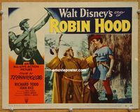 v919 STORY OF ROBIN HOOD movie lobby card #3 '52 Walt Disney, Todd