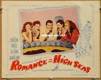 v826 ROMANCE ON THE HIGH SEAS movie lobby card '48 Jack Carson