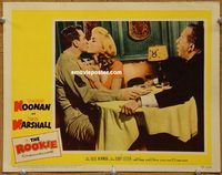 v828 ROOKIE movie lobby card #2 '59 sexy Julie Newmar!