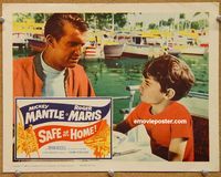 v843 SAFE AT HOME movie lobby card '62 Bryan Russell, Don Collier
