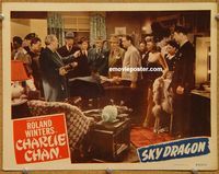 v878 SKY DRAGON movie lobby card '49 Roland Winters as Charlie Chan!