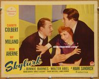 v879 SKYLARK movie lobby card '41 Claudette Colbert, Ray Milland