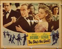 v880 SKY'S THE LIMIT movie lobby card '43 Fred Astaire, Joan Leslie