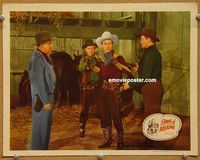 v886 SONG OF ARIZONA movie lobby card '46 bad guys get Roy Rogers!