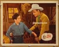 v888 SONG OF ARIZONA movie lobby card '46 Roy Rogers advises young boy