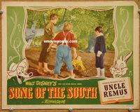 v891 SONG OF THE SOUTH movie lobby card #6 '46 Walt Disney, Uncle Remus
