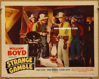 v922 STRANGE GAMBLE movie lobby card #8 '48 Boyd as Hopalong Cassidy