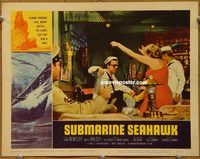v932 SUBMARINE SEAHAWK movie lobby card #7 '59 AIP, World War II
