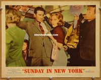 v943 SUNDAY IN NEW YORK movie lobby card #3 '64 Jane Fonda, Rod Taylor