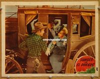 v946 SUNSET IN EL DORADO #3 movie lobby card '45 gallant Roy Rogers!