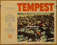 v964 TEMPEST movie lobby card #8 '59 Van Heflin, Silvana Mangano