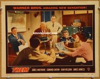v973 THEM movie lobby card #4 '54 Whitmore, Gwenn, James Arness