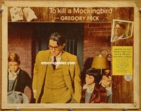 v994 TO KILL A MOCKINGBIRD movie lobby card #1 '63 best Gregory Peck!