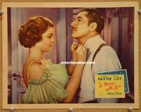 v995 TO MARY - WITH LOVE movie lobby card '36 Myrna Loy, Warner Baxter