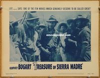 w003 TREASURE OF THE SIERRA MADRE movie lobby card #2 R56 all 3 stars!