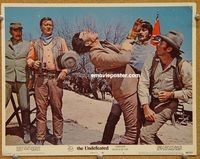 w017 UNDEFEATED movie lobby card #4 '69 John Wayne, Rock Hudson