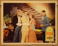 w021 UNHOLY GARDEN movie lobby card '31 Ronald Colman, Fay Wray