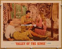 w027 VALLEY OF THE KINGS movie lobby card #7 '54 Robert Taylor